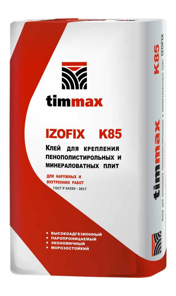 IZOFIX K85, Клей для крепления пенополистирольных и минераловатных плит 